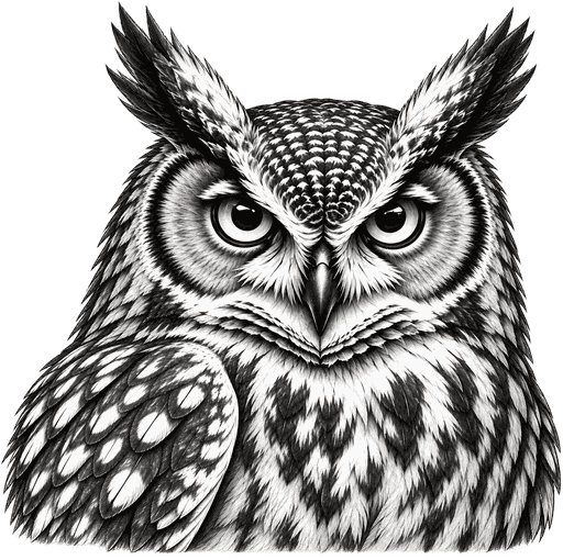 Owl Guide Marker representing Vision